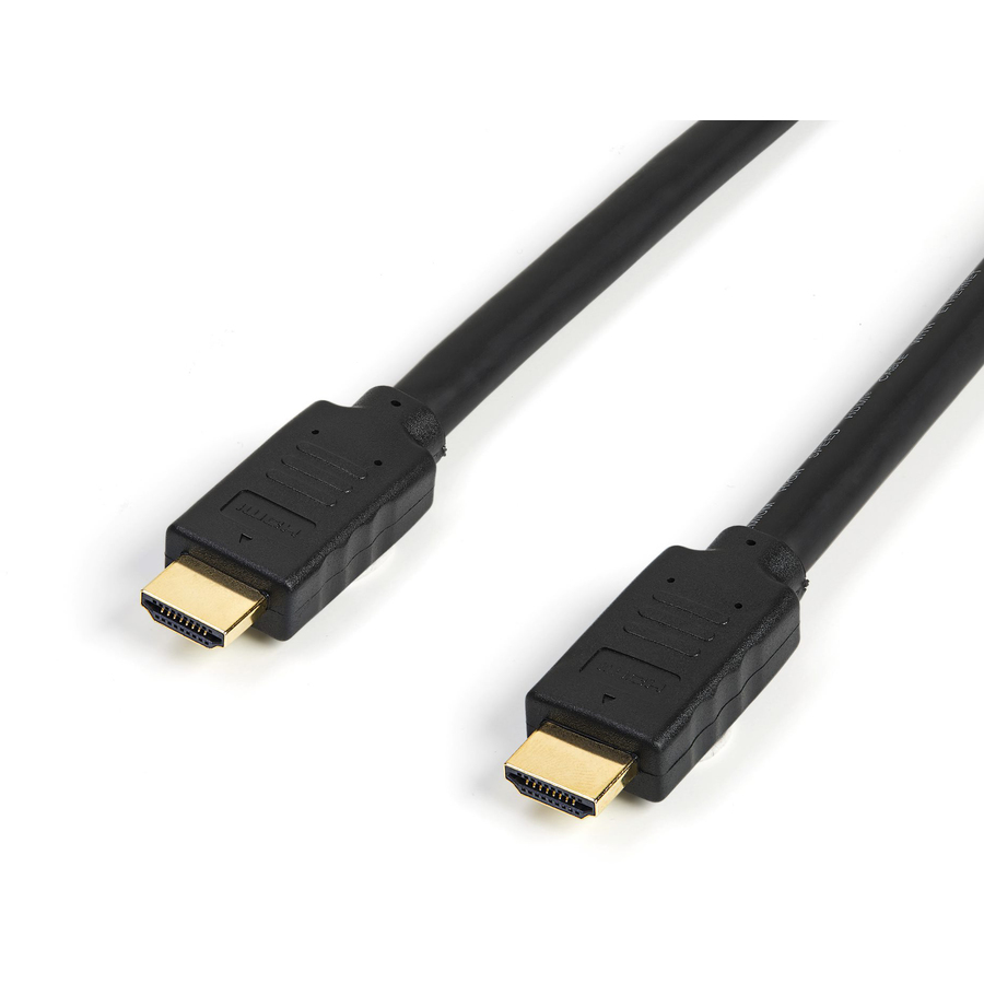 StarTech.com 50ft (15m) HDMI 2.0 Cable - 4K 60Hz UHD Active High Speed HDMI Cable - CL2 Rated for In Wall Install - Durable - HDR, 18Gbps