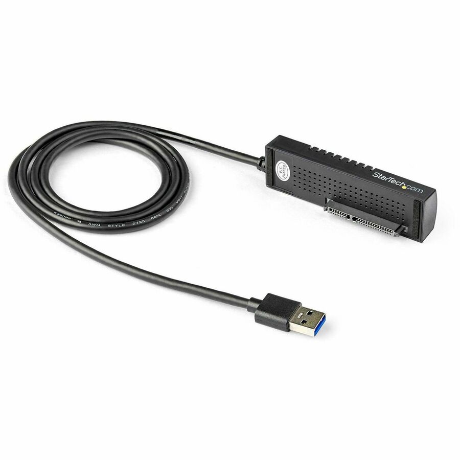 StarTech.com SATA to USB Cable - USB 3.1 10Gbps - 2.5 / 3.5 SATA SSD HDD - SATA to USB Adapter Cable - USB 3.1 to SATA Cable - Access a SATA 2.5in / 3.5in SSD or HDD through the USB-A port on a 3.1 10Gbps PC or laptop w/ this SATA to USB cable - SATA to USB Adapter - SATA to USB Converter - USB 3.1 to SATA Adapter - USB 3.1 to SATA Cable - Hard Drive USB Adapter