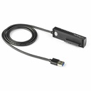 StarTech.com SATA to USB Cable - USB 3.1 10Gbps - 2.5 / 3.5 SATA SSD HDD - SATA to USB Adapter Cable - USB 3.1 to SATA Cable - Access a SATA 2.5in / 3.5in SSD or HDD through the USB-A port on a 3.1 10Gbps PC or laptop w/ this SATA to USB cable - SATA to USB Adapter - SATA to USB Converter - USB 3.1 to SATA Adapter - USB 3.1 to SATA Cable - Hard Drive USB Adapter