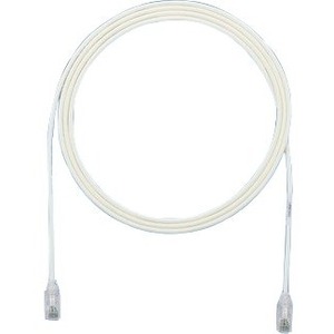 Panduit Cat.6 UTP Patch Network Cable - 1 ft Category 6 Network Cable for Network Device - First End: 1 x RJ-45 Network - Male - Second End: 1 x RJ-45 Network - Male - Patch Cable - Off White - 1