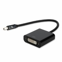 AddOn Mini-DisplayPort 1.1 Male to DVI-I (29 pin) Female Black Adapter For Resolution Up to 1920x1200 (WUXGA)