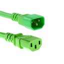 Unirise 2ft Power Cord C13-C14 Green