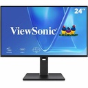 ViewSonic VG2458 24 Inch 1080p Docking Monitor, IPS Display with 100W USB-C for Smooth Home and Office Productivity, Full Ergonomic Adjustability, RJ45, HDMI, 5-Port USB Hub, and DisplayPort Inputs