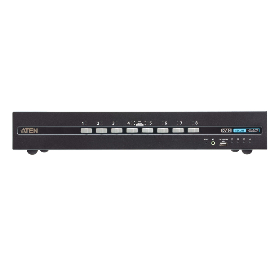 ATEN 8-Port USB DVI Secure KVM Switch with CAC (PSD PP v4.0 Compliant)