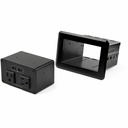 StarTech Conference Table Power Center, 2x UL Certified 120V AC Outlets, 2x USB (BC 1.2), Recessed Desk Power Strip/Charging Station