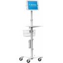 Compulocks iPad Medical Rolling Kiosk - Rise Freedom