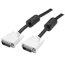 StarTech.com 20 ft DVI-D Dual Link Cable - M/M - Provides a high-speed, crystal-clear connection to your DVI digital devices, with a long 20-foot cable - 20 ft DVI-D Dual Link Cable - 20 Feet Male to Male DVI-D Cable - 25 pin DVI-D Dual Link Digital Video Monitor Cable M/M - Black 20ft - 2560x1600