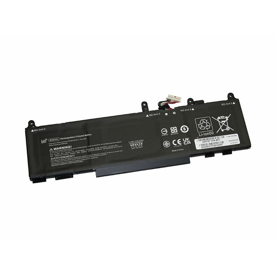 BTI N59787-005-BTI 3-CELL 11.58V LI-ION NOTEBOOK BATTERY N59787-005, BX03XL, N59733-AC1, HSTNN-OB3H