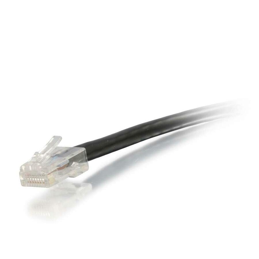 C2G-1ft Cat5e Non-Booted Unshielded (UTP) Network Patch Cable - Black