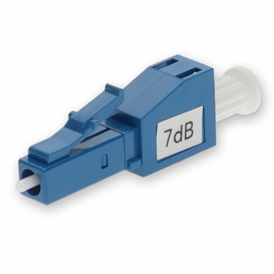 AddOn 2-Pack of 7dB fixed LC Male to LC Female OS1 SMF Simplex Fiber Attenuators