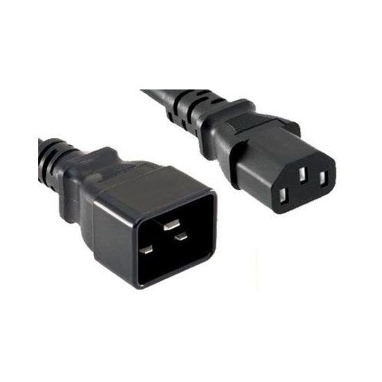 Unirise Standard Power Cord - For Electronic Equipment - 15 A - Green - 4 ft Cord Length - IEC 60320 C13 / IEC 60320 C20