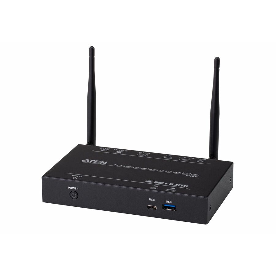 ATEN VP2021 4K Wireless Presentation Switch with Quad View