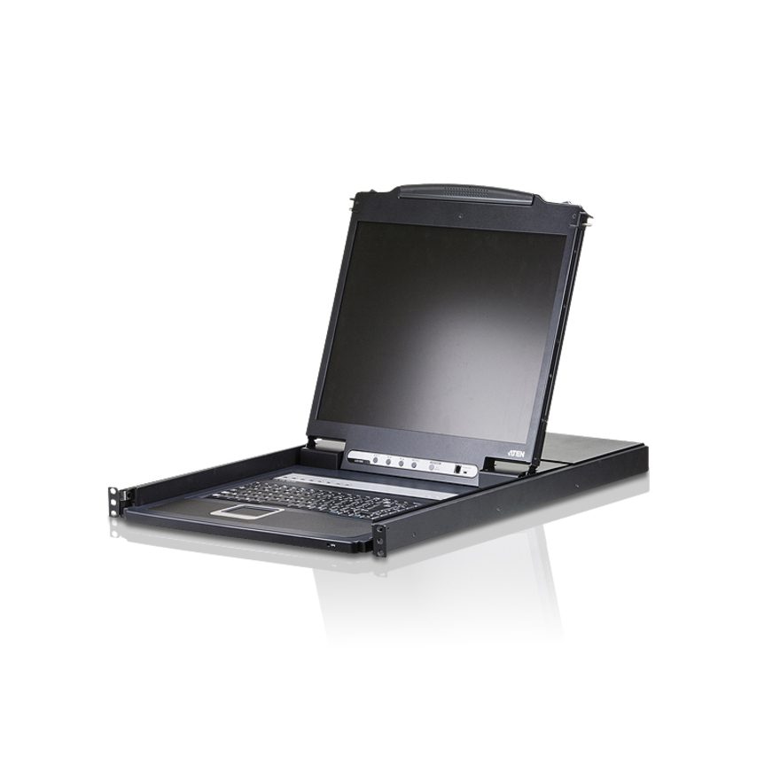 ATEN Rack Mount LCD - TAA Compliant 8 Computer(s) - 19" LCDPS/2 PortUSB 8 Computer(s)