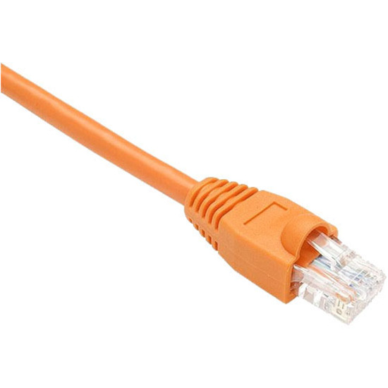 Unirise Cat.6 Patch Network Cable - 10 ft Category 6 Network Cable for Network Device - First End: 1 x RJ-45 Network - Male - Second End: 1 x RJ-45 Network - Male - Patch Cable - Shielding - Orange