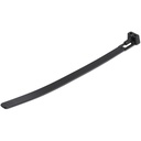StarTech 6"(15cm) Reusable Cable Ties, 1-3/8"(35mm) Dia. 50lb(22Kg) Tensile Strength, Nylon, In/Outdoor, UL, 100 Pack, Black, TAA