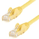 StarTech 4ft CAT6 Ethernet Cable - Yellow Snagless Gigabit - 100W PoE UTP 250Mhz Category 6 Patch Cord UL Certified Wiring/TIA