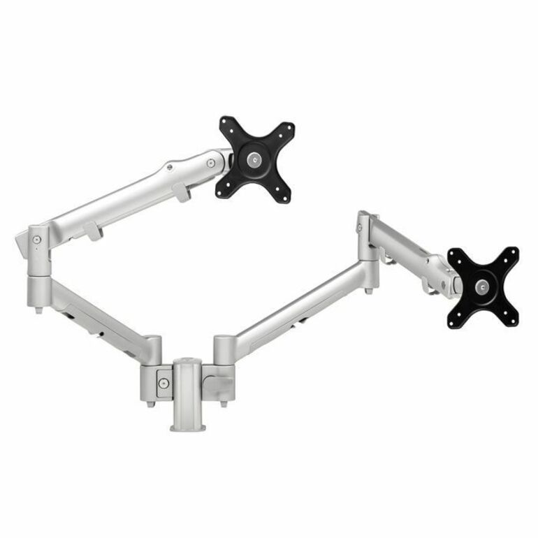 Atdec Mounting Arm for Monitor, Flat Panel Display, Curved Screen Display - Silver - Landscape/Portrait