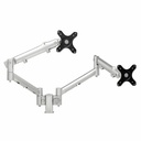 Atdec Mounting Arm for Monitor, Flat Panel Display, Curved Screen Display - Silver - Landscape/Portrait