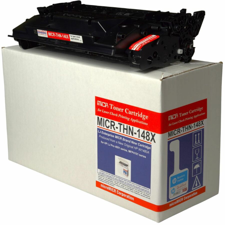 microMICR MICR High Yield Laser Toner Cartridge 148X, 148A (W1480A) - Black - 1 Each