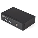 StarTech 2 Port USB HDMI KVM Switch w/ Audio & USB 2.0 Hub, TAA
