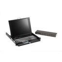 Black Box ServTray Complete, 17" , 16-Port KVM Switch Module, USB and PS/2