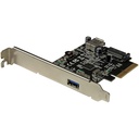 StarTech 2 Port USB 3.1 (10Gbps) Card - USB-A 1x External 1x Internal - PCIe USB 3.1 Card with Type-A - PCI Express - Supports UASP