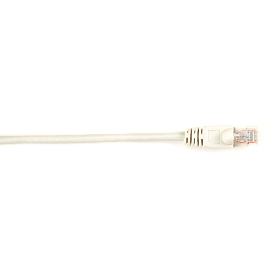 Black Box Connect Cat.6 UTP Patch Network Cable - 25 ft Category 6 Network Cable for Network Device - First End: 1 x RJ-45 Network - Male - Second End: 1 x RJ-45 Network - Male - 1 Gbit/s - Patch Cable - Gold Plated Contact - CM - 26 AWG - Gray - 1 Each