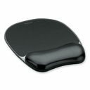Fellowes® Crystal™ Gel Mouse Pad Wrist Rest - Black (9112101)