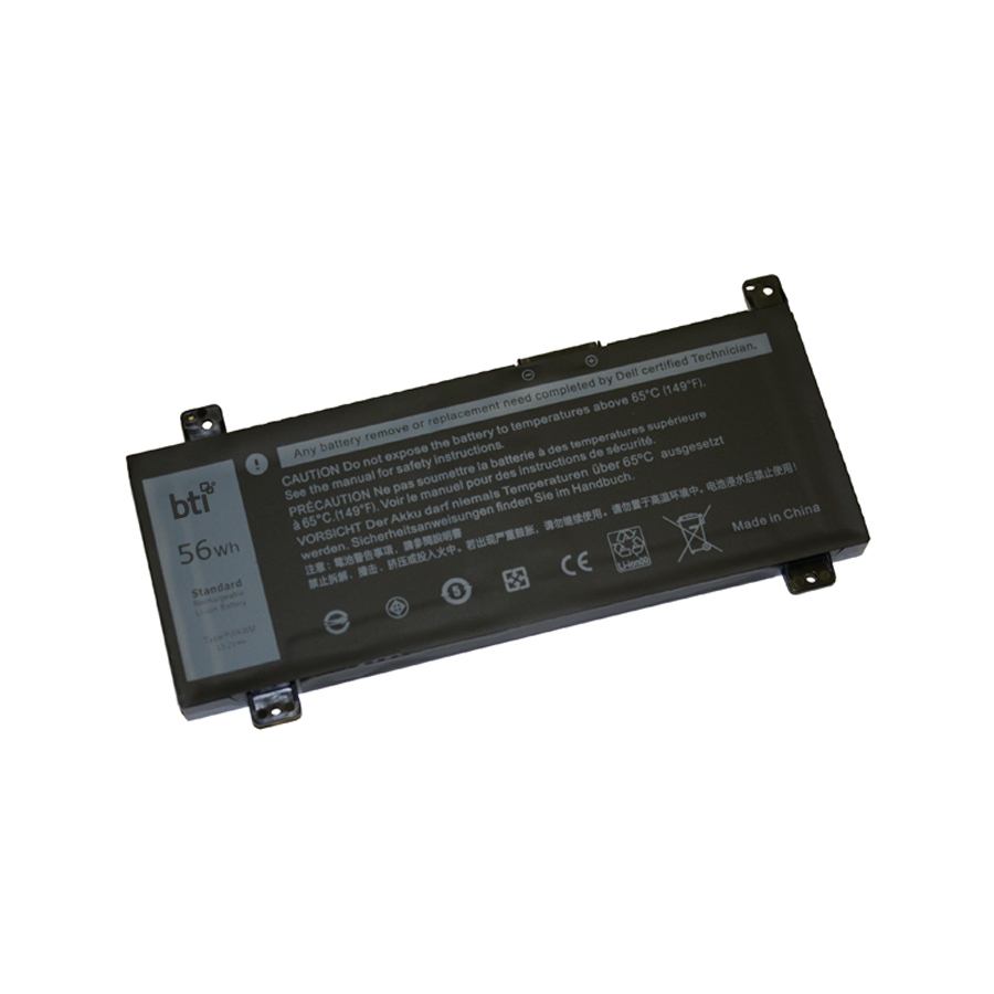 BTI PWKWM-BTI 15.2V 56WHR LI-ION BATTERY 063K70, PWKWM, CN-063K70, CN-0M6WKR, M6WKR INSPIRON 14 7466, INSPIRON 14 7467