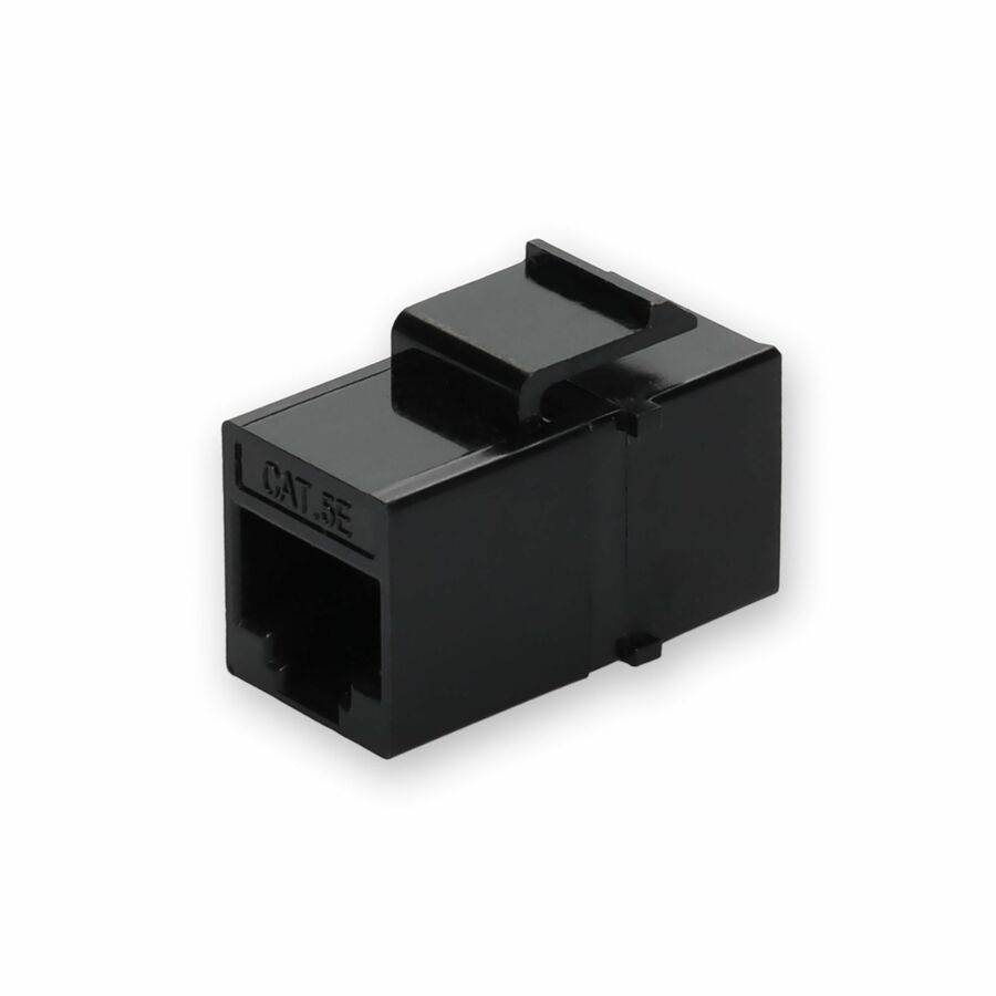 AddOn RJ-45 (Female) to RJ-45 (Female) Black Cat5e UTP Copper Connector