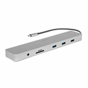 Rocstor Type-C 10-in-1 Dual Displays Portable Dock with Type-C Video