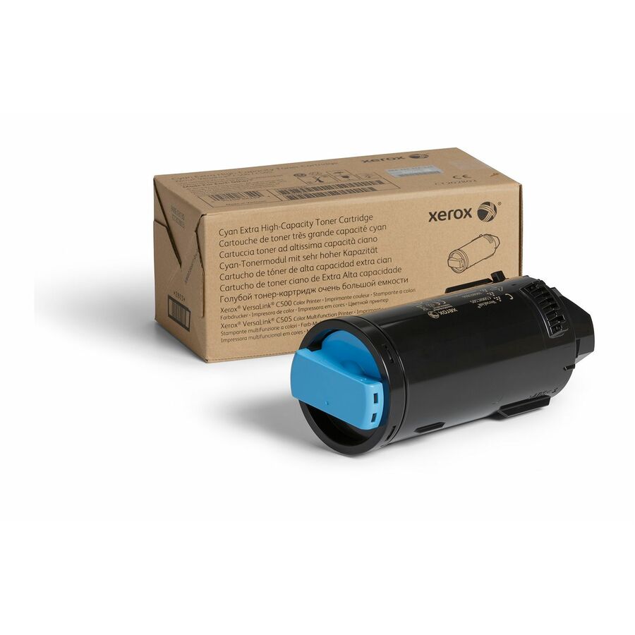 Xerox Genuine Xerox® VersaLink® C500 Color Printer, C505 Color Multifunction Printer Cyan, Extra High capacity Toner Cartridge (9000 Pages) - 106R03866