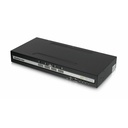 IOGEAR 4-Port Single View DisplayPort/HDMI Secure KVM Switch w/Audio and CAC support