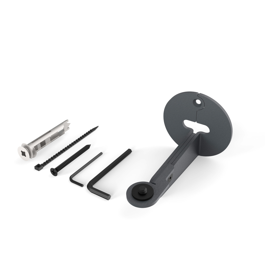 Heckler Design Camera Mount for Video Conferencing Camera, Display Screen - Black Gray