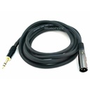 Monoprice 10ft Premier Series XLR Male to 1/4inch TRS Male 16AWG Cable (Gold Plated)