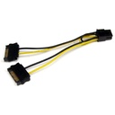 StarTech 6in SATA Power to 6 Pin PCI Express Video Card Power Cable Adapter