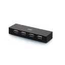 C2G 4-Port USB Hub - USB 2.0 - 5 Volts and 2 Amp Power Supply