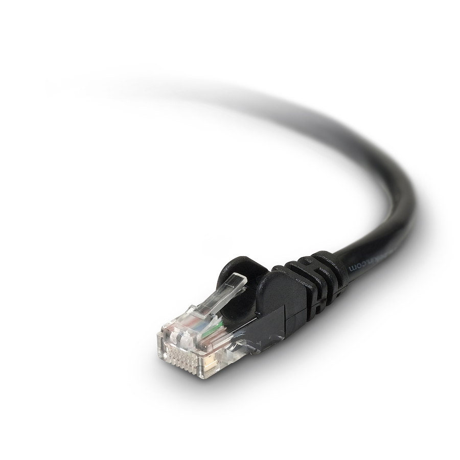 Belkin Cat.6 UTP Patch Cable - RJ-45 Male Network - RJ-45 Male Network - 50ft - Black