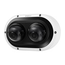 Wisenet PNM-12082RVD 6 Megapixel Outdoor Network Camera - Color - Dome - White - TAA Compliant