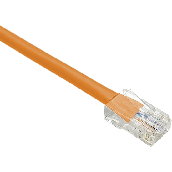Unirise Cat.6 Patch UTP Network Cable - 10 ft Category 6 Network Cable for Network Device - First End: 1 x RJ-45 Network - Male - Second End: 1 x RJ-45 Network - Male - Patch Cable - Orange