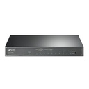 TP-Link TL-SG1210MPE - 10-Port Gigabit Easy Smart Switch with 8-Port PoE+ - 8 Port Gigabit PoE Switch - Easy Smart Managed - 8 PoE+ Ports @123W, w/ 2 Uplink Gigabit Ports + 1 Combo SFP Slot - QoS, Vlan, IGMP & LAG