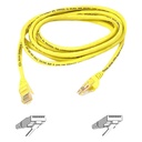 Belkin Patch Cord - RJ-45 Male - RJ-45 Male - 7ft - Yellow