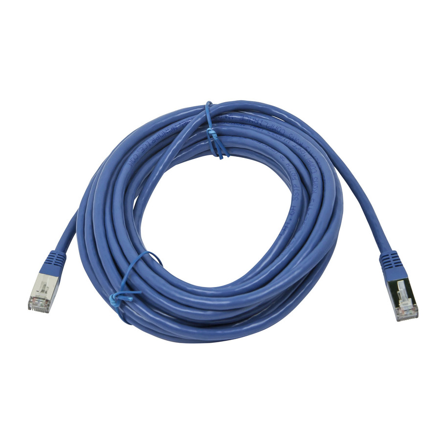 Monoprice Entegrade Cat.6a STP Network Cable - 25 ft Category 6a Network Cable for Network Device - First End: 1 x RJ-45 Network - Male - Second End: 1 x RJ-45 Network - Male - Patch Cable - Shielding - Gold Plated Contact - 26 AWG - Blue