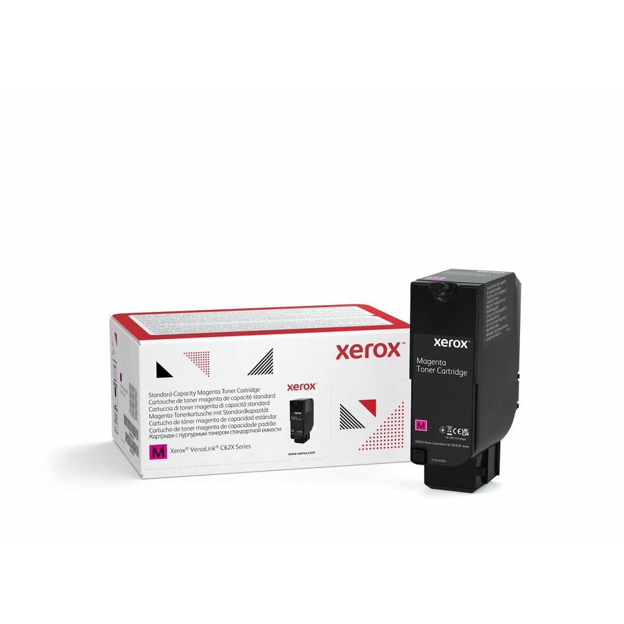 Xerox Genuine Xerox® VersaLink® C620 Color Printer, C625 Color Multifunction Printer Magenta Standard capacity Toner Cartridge (6000 Pages) - 006R04618