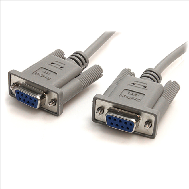 StarTech Serial Null modem cable - DB-9 (F) - DB-9 (F) - 3 m