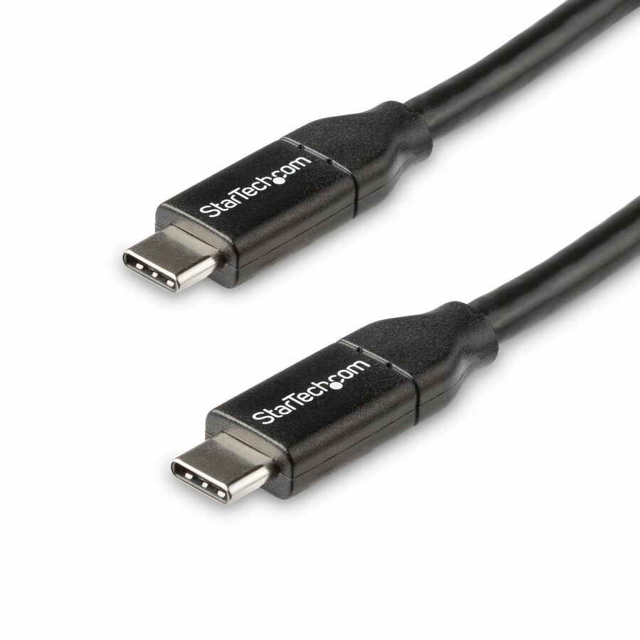 StarTech 1.6ft (50cm) USB-C Fast Charging Cable, Charge & Sync, 100W (5A) PD, USB 2.0, USB-IF Certified - USB C Charging Cord