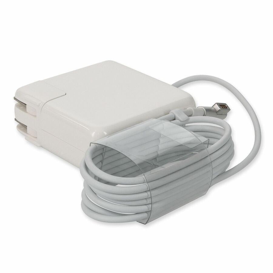AddOn Apple Computer MA538LLB Compatible 60W 16.5V at 3.65A Black MagSafe 1 Laptop Power Adapter and Cable