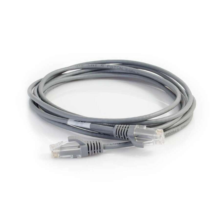 C2G 1ft Cat6 Snagless Unshielded (UTP) Slim Network Patch Cable - Gray