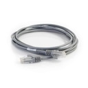 C2G 1ft Cat6 Snagless Unshielded (UTP) Slim Network Patch Cable - Gray