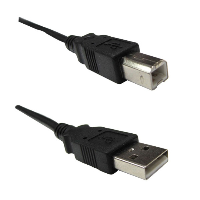 Weltron 15ft A Male to B Male USB 2.0 Cable